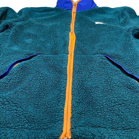 NORTH FACE  RAGE VINTAGE FLEECE FULL ZIP JACKET Size L brown label - Picture 5 of 12